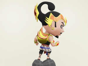 Gatotkaca 001 3D Model