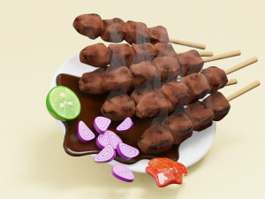 Satay 001 Modelo 3D