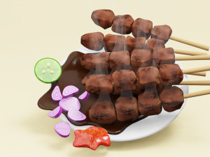 Satay 001 3D Model