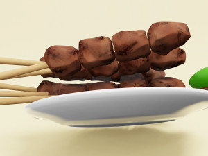 Satay 001 3D Model