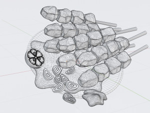 Satay 001 3D Model