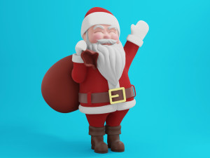 Santa Claus 001 3D Model