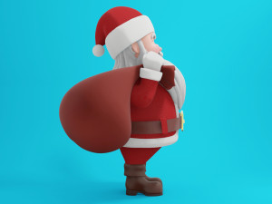 Santa Claus 001 3D 모델