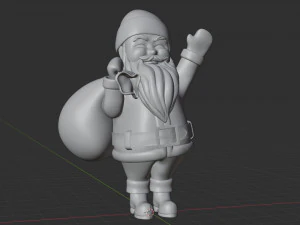 Papai Noel 001 Modelo 3D