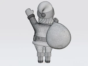 Papai Noel 001 Modelo 3D