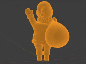 Papai Noel 001 Modelo 3D