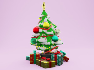Christmas Tree 001 Modelo 3D