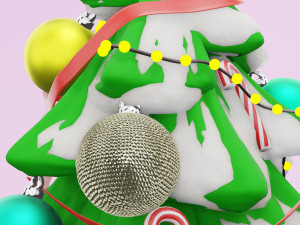 Christmas Tree 001 Modelo 3D