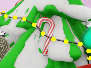 Christmas Tree 001 Modelo 3D
