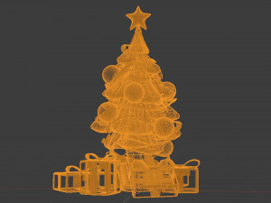 Christmas Tree 001 Modelo 3D