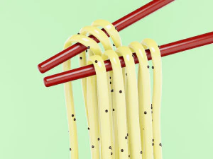 Noodle Box 002 3D Model