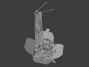 Noodle Box 002 3D Model
