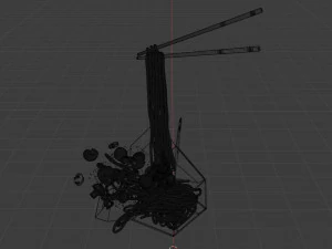 Noodle Box 002 3D Model
