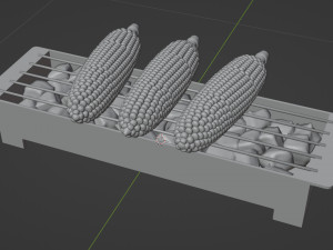 Roasted Corn 001 Model 3D