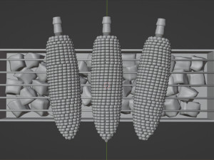 Roasted Corn 001 Model 3D