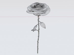 Rose 001 3D Model