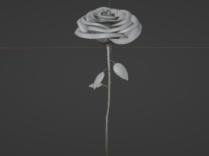 Rose 001 3D Model