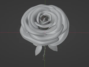 Rose 001 3D Model