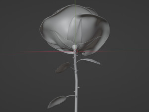 Rose 001 3D Model