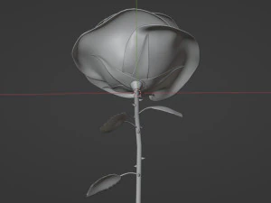 Rose 001 3D Model