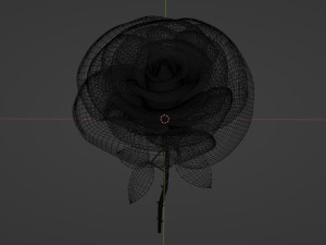 Rose 001 3D Model