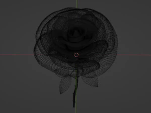 Rose 001 3D Model