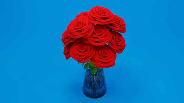 Rose 002 Modello 3D .c4d .max .obj .3ds .fbx .stl .blend 