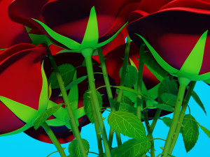 Rose 002 Modello 3D