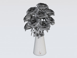 Rose 002 Modello 3D