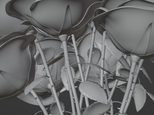 Rose 002 Modello 3D