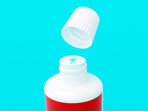 Toothpaste and Toothbrush 001 Modelo 3D