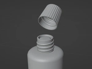 Diş Macunu ve Diş Fır&ccedil;ası 001 3D Model