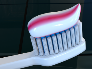 Toothpaste and Toothbrush 002 Model 3D