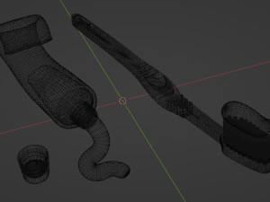 Toothpaste and Toothbrush 002 Model 3D
