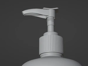 Bar Soap and Liquid Soap 001 3D Model