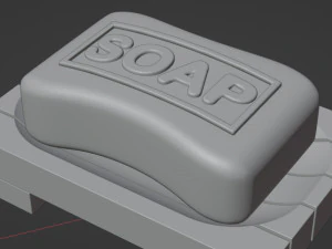 Bar Soap and Liquid Soap 001 3D Model