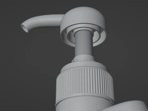 Bar Soap and Liquid Soap 001 3D Model