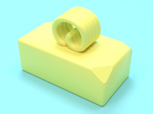 Food Pack 001 3D Model