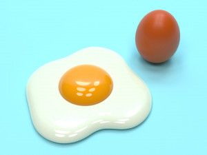 Food Pack 001 3D Model