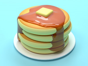 Food Pack 001 3D Model