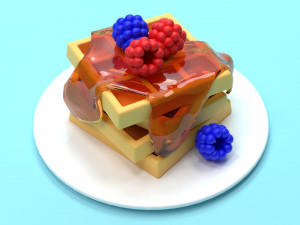 Food Pack 001 3D Model