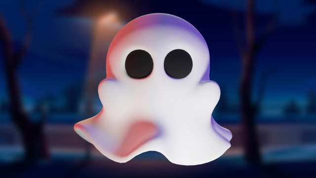 Ghost 001 Modelo 3D .c4d .max .obj .3ds .fbx .stl .blend 