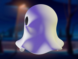 Ghost 001 Modelo 3D