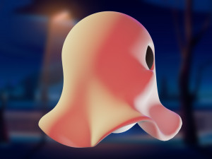 Ghost 001 Modelo 3D