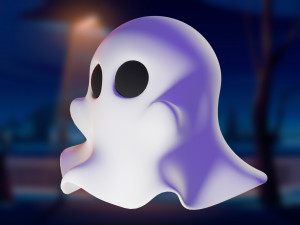 Ghost 001 Modelo 3D