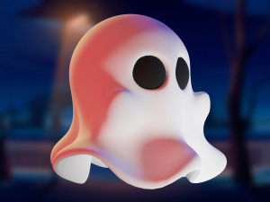 Ghost 001 Modelo 3D