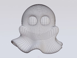 Ghost 001 Modelo 3D