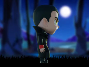 Drakula 001 Model 3D