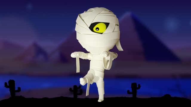 Mummy 001 Modello 3D .c4d .max .obj .3ds .fbx .stl .blend 