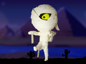 Mummy 001 3D Model